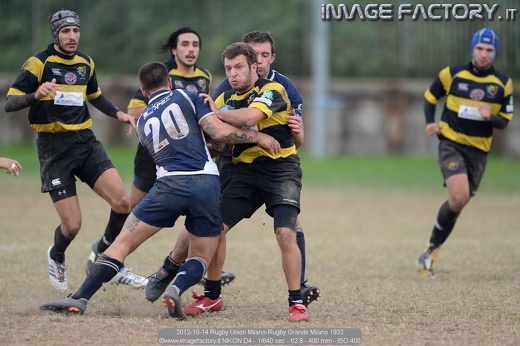 2012-10-14 Rugby Union Milano-Rugby Grande Milano 1932